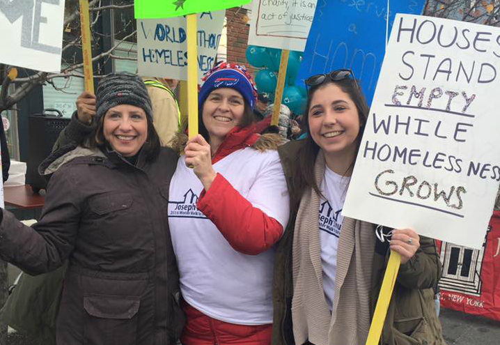 Social Work alumna, Danielle Lumia ’96, Professor McIntosh & Danielle's daughter, Logan Audi ’18.