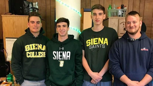 Morse with Siena friends